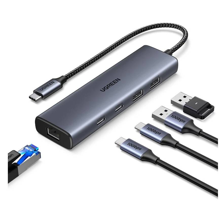 Док-станция Ugreen CM512 45320, Space Gray