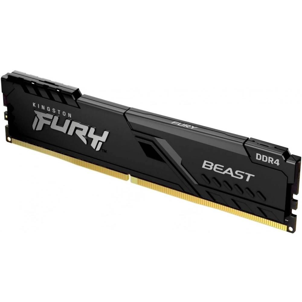 Оперативная память 8Gb Kingston FURY Beast Black KF432C16BB/8, DDR IV, PC-25600, 3200MHz, OEM
