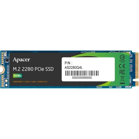 256Gb SSD Apacer AS2280Q4L AP256GAS2280Q4L, (3300/1300), NVMe M.2, OEM