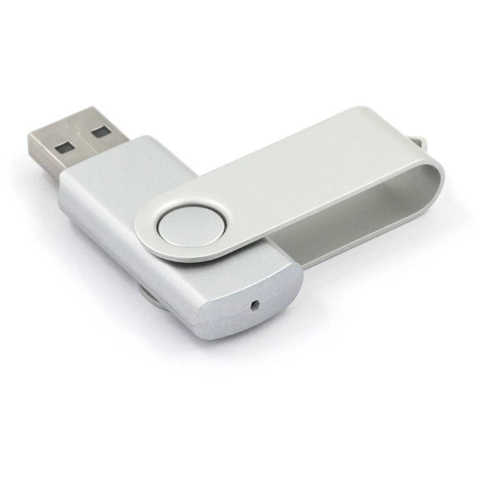 16Gb Mirex SWIVEL Silver 13600-FMUSIS16, USB2.0