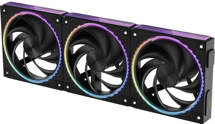 Вентилятор 12x12см Zalman ZM-DF120R A3 Black, 3шт.