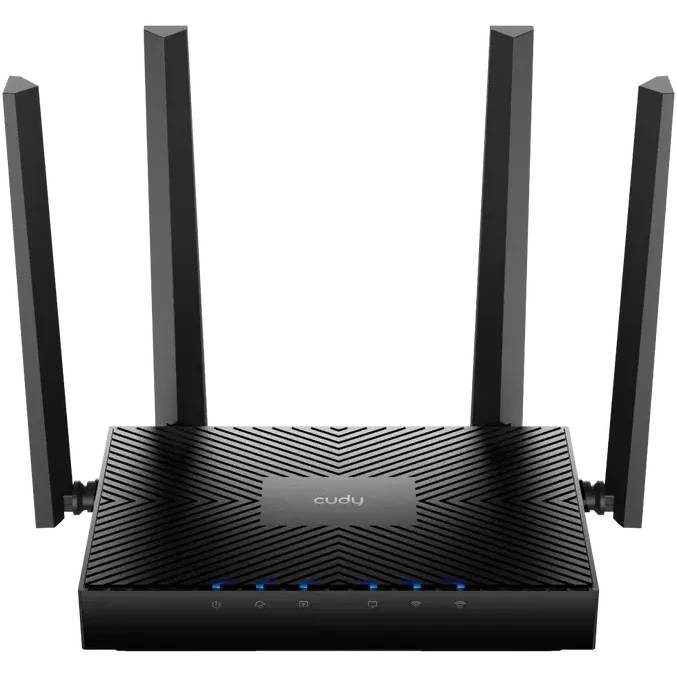 Роутер Wi-Fi Cudy WR3000E 2.0 (черный), 2.4/5GHz, 2976MBps, 4xLAN 1Gbps, WAN