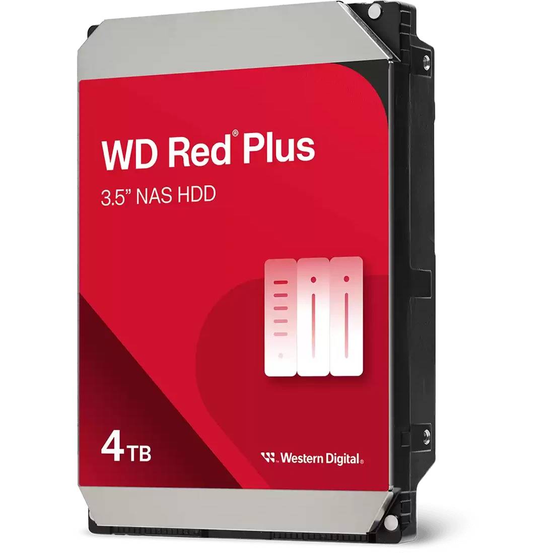 4Tb WD Red Plus WD40EFZZ, 5400rpm, 3.5", SATA III, 128Mb