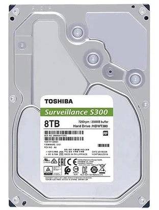 8Tb Toshiba S300 Surveillance, HDET02LZSA51, 7200rpm, SATA III, 512Mb