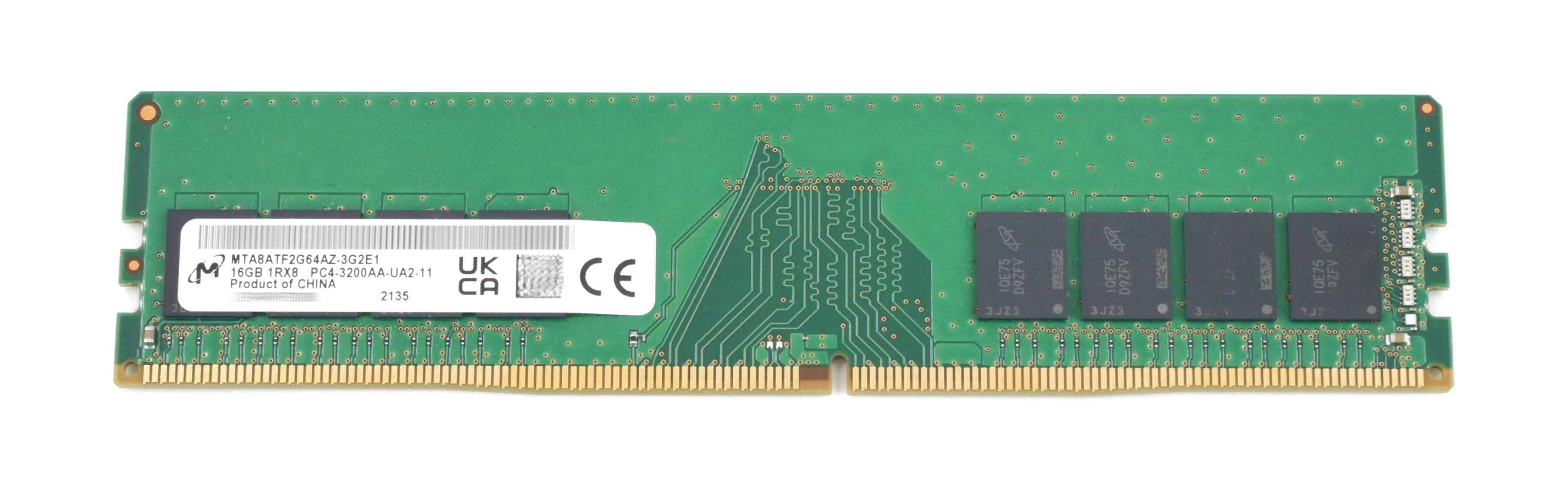Оперативная память 16Gb Micron MTA8ATF2G64AZ-3G2E1, DDR IV, PC-25600, 3200MHz
