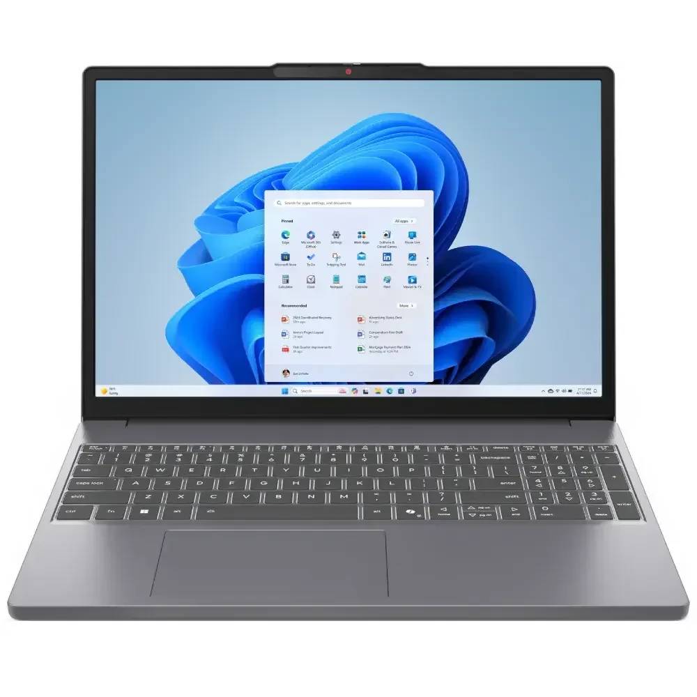 Ноутбук Lenovo IdeaPad Slim 3 16IRH10R (83K50007RK), 16" IPS, Core 7 240H/ 16Gb/ 1TbSSD/ Grey