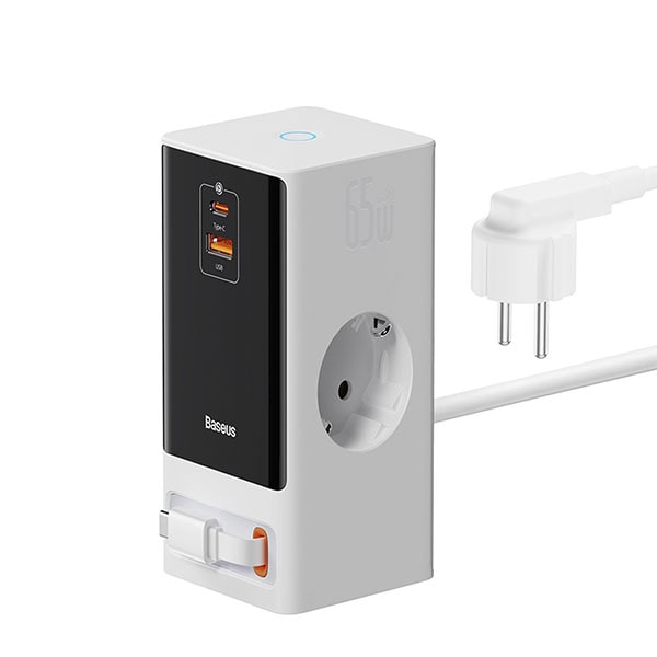 СЗУ Baseus PowerCombo Digital PowerStrip PSLR000602, черный
