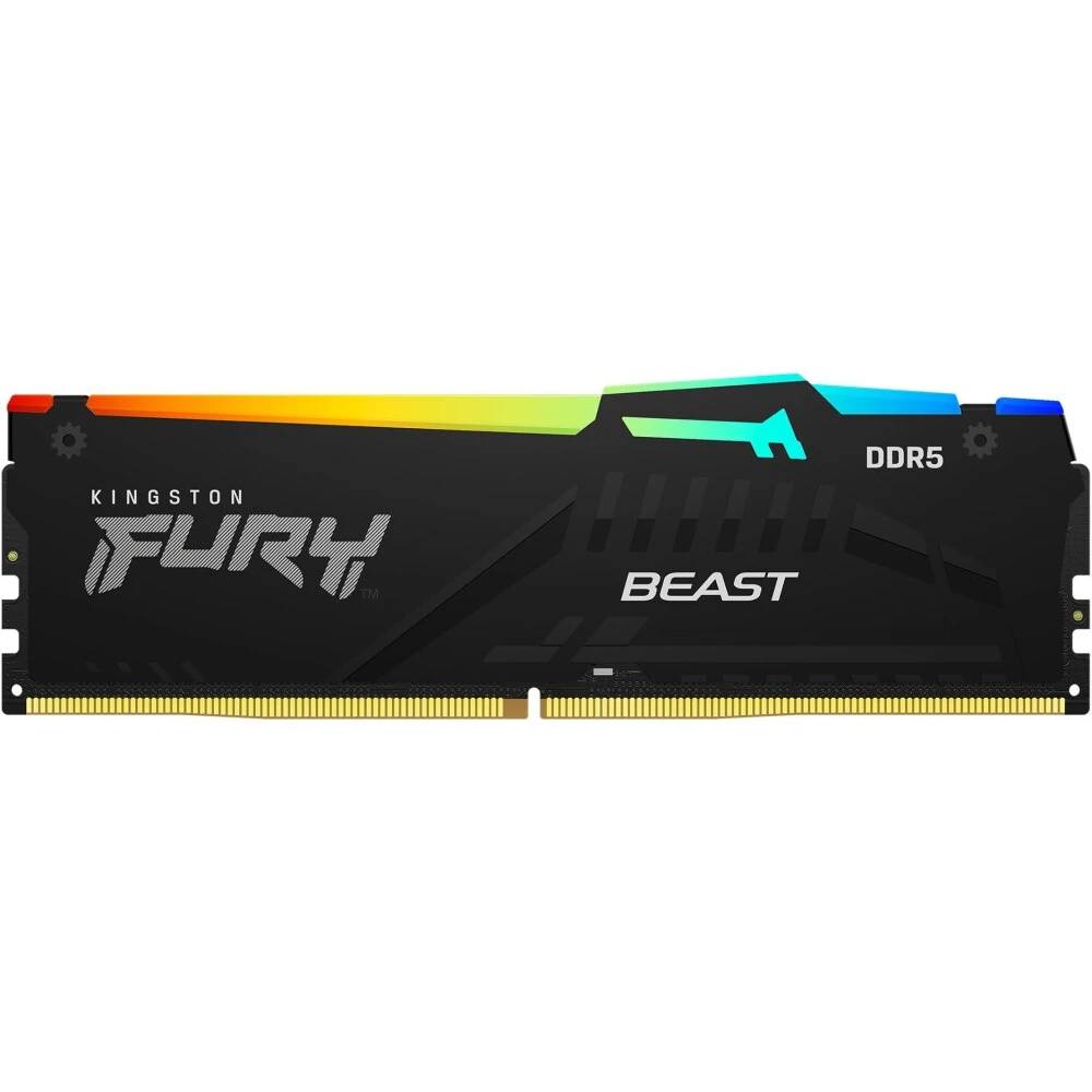 Оперативная память 8Gb Kingston FURY Beast Black RGB KF560C36BBEA-8, DDR V, PC-48000, 6000MHz (OEM)