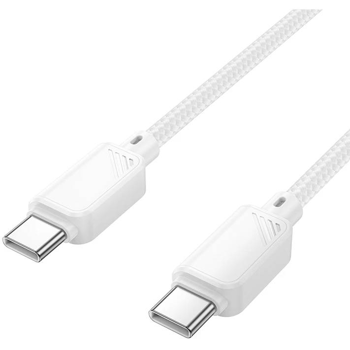 Кабель Type-C (M) - USB2.0 Type-C (M), 1м, Hoco X113 (6942007646215), белый