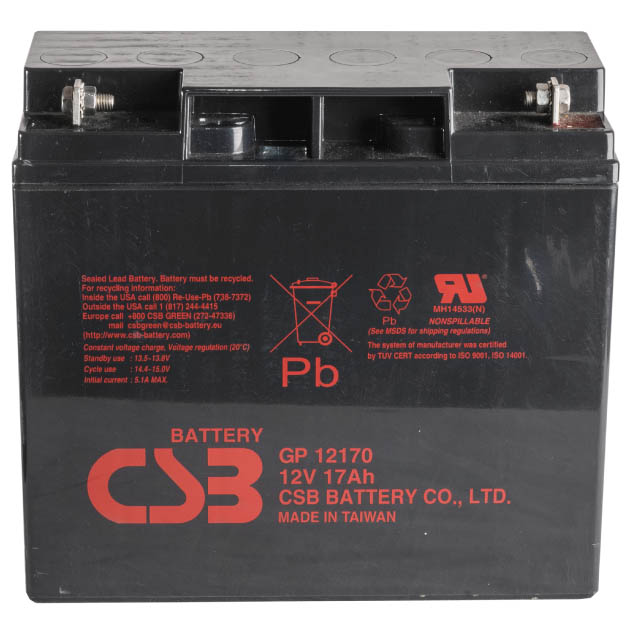 12V / 17Ah, аккумулятор для UPS, CSB GP12170