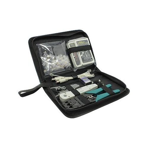 Набор инструментов 5bites TK031, клещи LY-T2007C, LY-T2021, нож LY-501B, LAN тестер LY-CT007, 20xRJ11, 20xRJ45