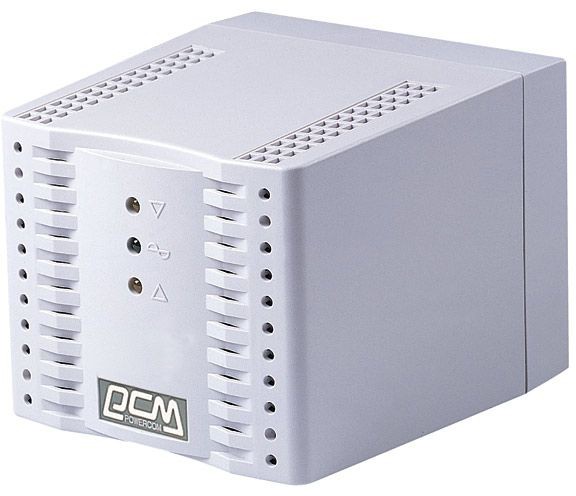 Стабилизатор PowerCom Tap-Change TCA-2000 белый, 2000VA (4xSchuko)