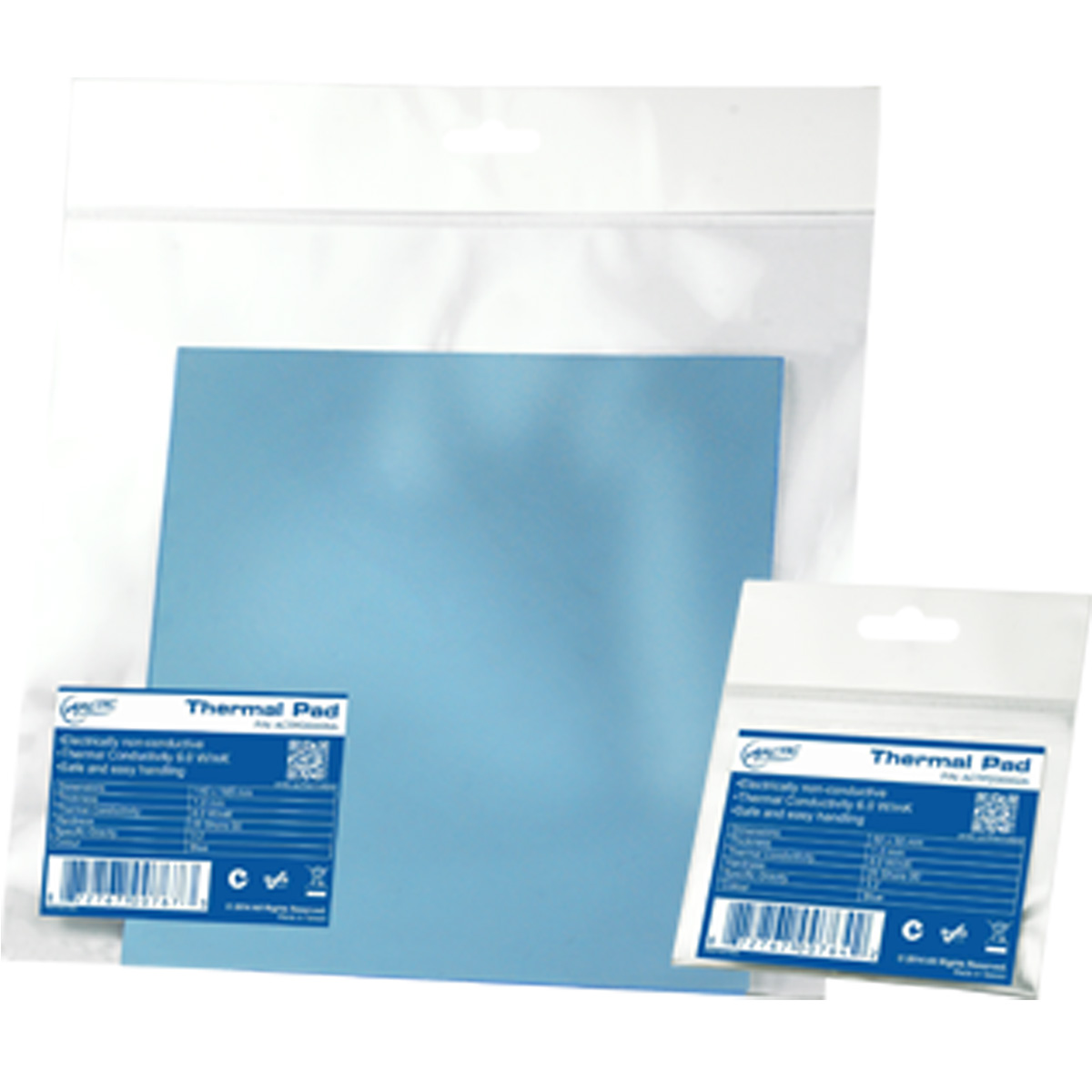 Термоплощадка Arctic Thermal Pad ACTPD00006A, 145x145x1.5мм, 6Вт/м*К
