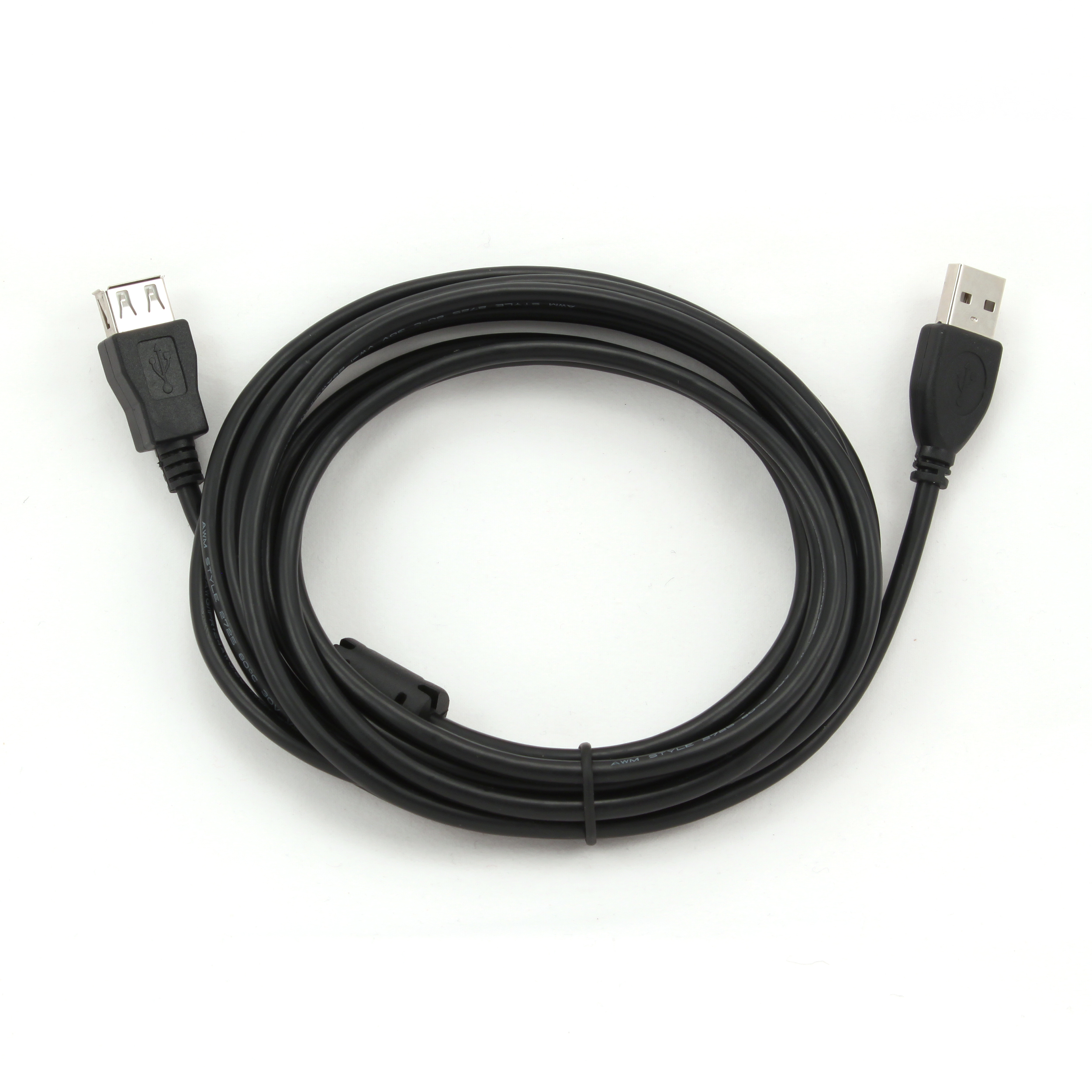 Кабель удлинитель USB2.0 (M) - USB2.0 (F), 3м, Gembird/Cablexpert CCF-USB2-AMAF-10, черный