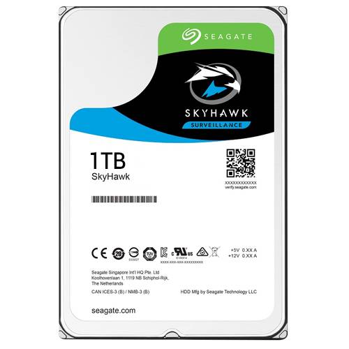 1Tb Seagate SkyHawk ST1000VX005, 3.5", SATA III, 64Mb