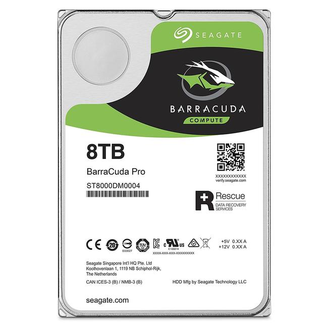 8Tb Seagate BarraCuda Pro ST8000DM004, 5400rpm, 3.5", SATA III, 256Mb