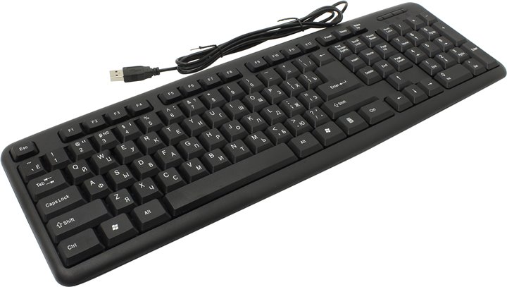 Клавиатура Defender HB-420, USB, черный 45420