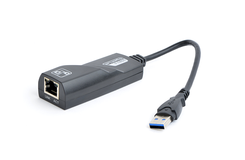 Сетевая карта Gembird NIC-U3-02, 1Gbps, USB3.0