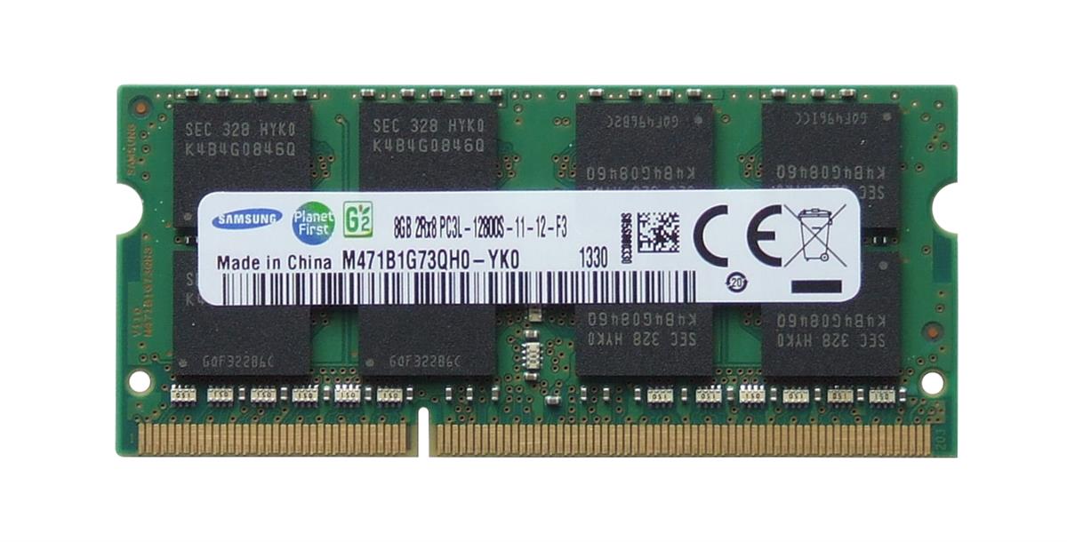 Оперативная память для ноутбука 8Gb Samsung, M471B1G73QH0-YK0, SODIMM DDR III, PC-12800, 1600MHz