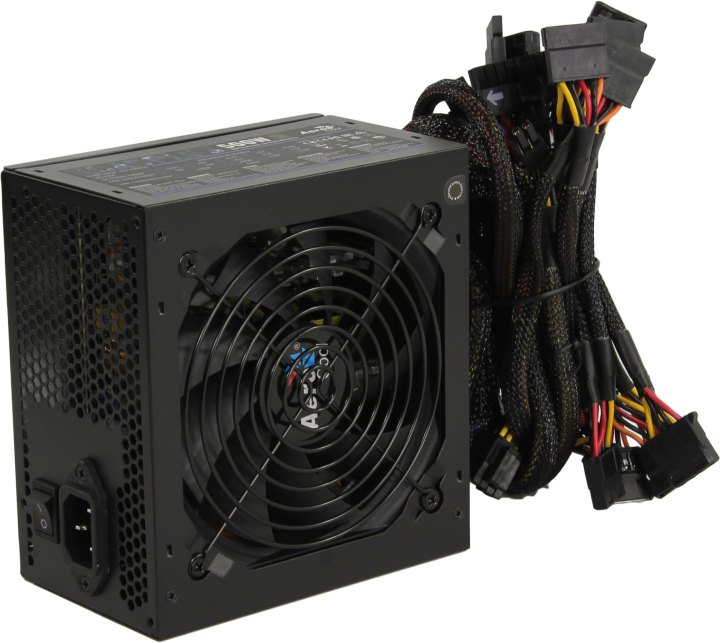 Блок питания 500Вт, AeroCool KCAS Plus 500W, ATX